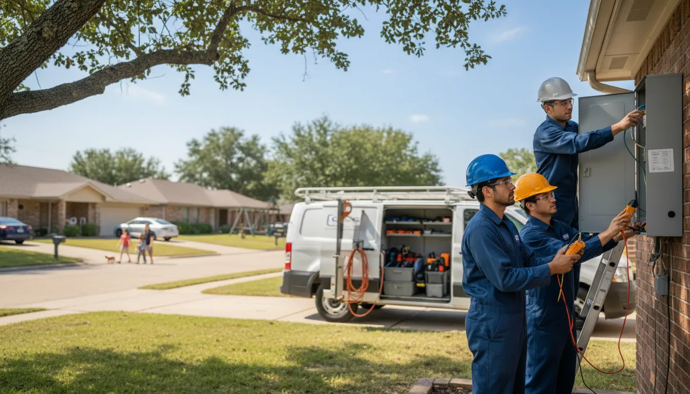 Certified electrician providing emergency electrical services in Newell, IA
